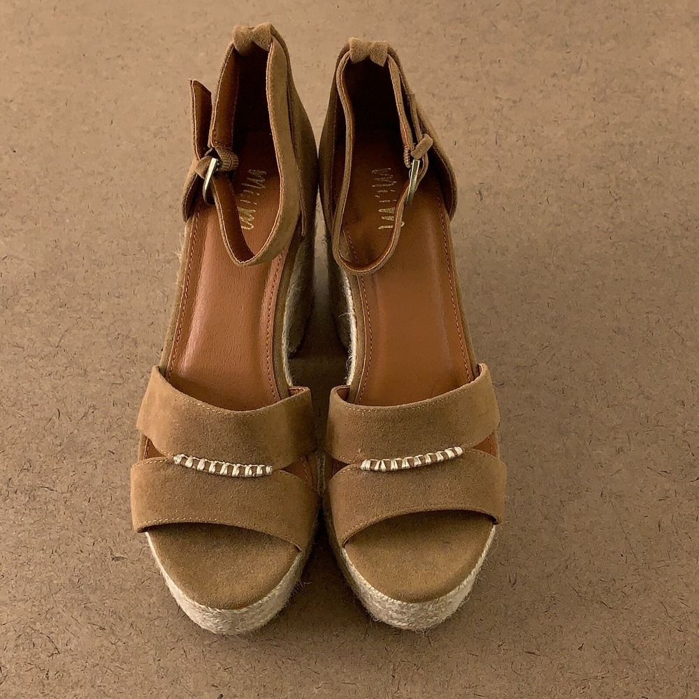 Mi.iM Women's Shoe Size 9 Brown Lynn Espadrille Chunky Platform Sandals New